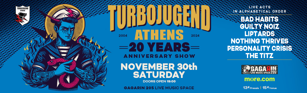 TURBOJUGEND ATHENS 20 YEARS ANNIVERSARY SHOW