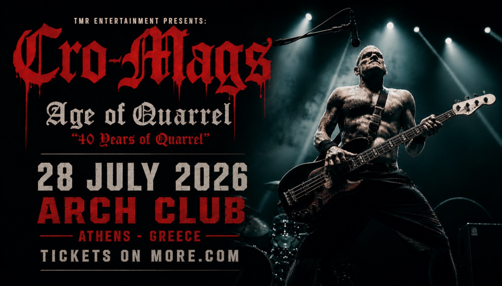 CRO-MAGS (US) LIVE IN ATHENS