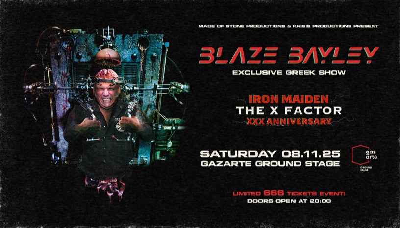Blaze Bayley "The X Factor" live στην Αθήνα