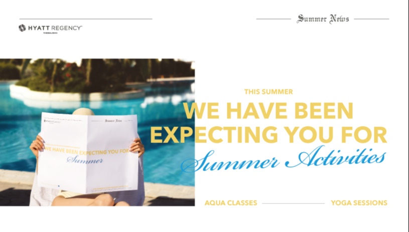 Summer Activities @Hyatt Regency Thessaloniki