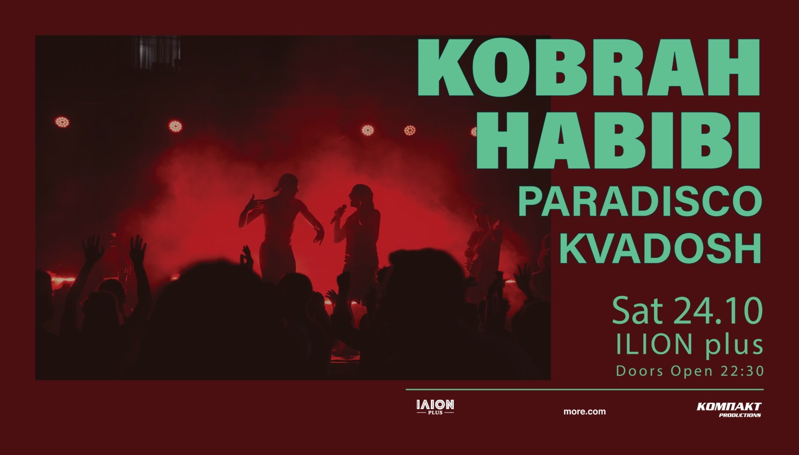 KOBRAH HABIBI: The party | w/ Kvadosh & Paradisco