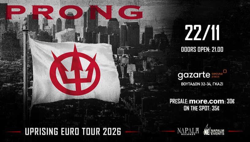 Prong live in Athens , Gazarte , 22/11 