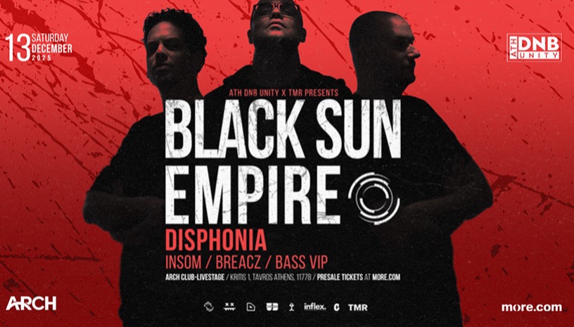 ATH DNB UNITY w/ BLACK SUN EMPIRE (NL) ★ Sat 13 Dec ★ Arch Club